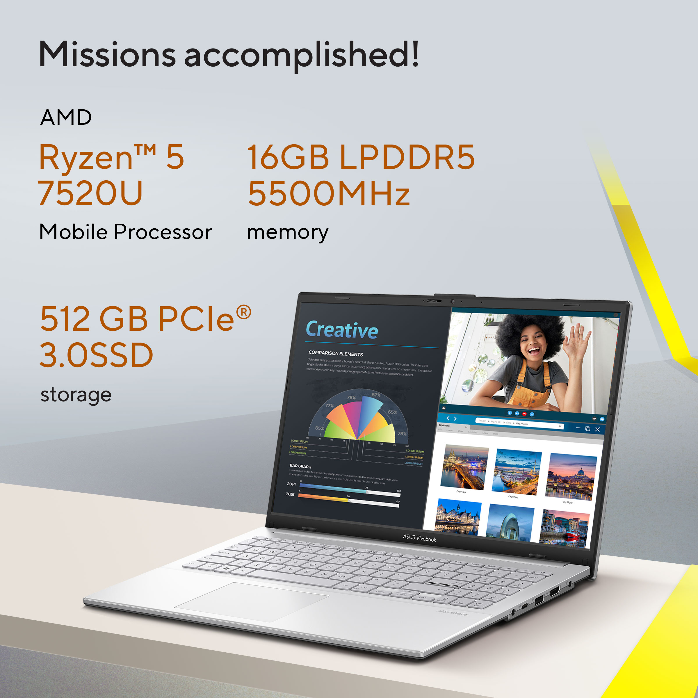 ASUS Vivobook Go 15 OLED E1504FA-LK541WS - Image 4