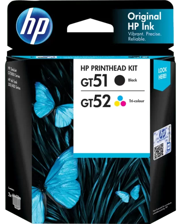 HP GT51/GT52 2-pack Black/Tri-color Printhead