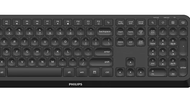 Philips SPT6307 Wireless Keyboard & Mouse Combo