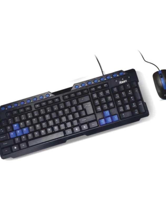 Foxin FKM 506 PRO Wired Multimedia Keyboard and Mouse Combo