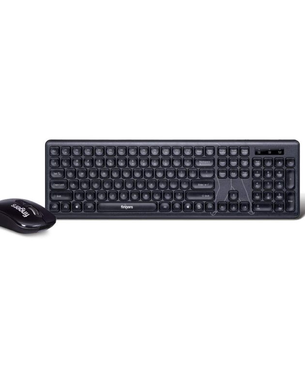 FINGERS Exquisite Wireless Combo Slim Keyboard and Mouse