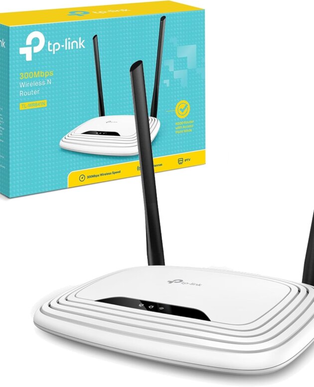 TP-Link N300 Wireless Extender, Wi-Fi Router (TL-WR841N)