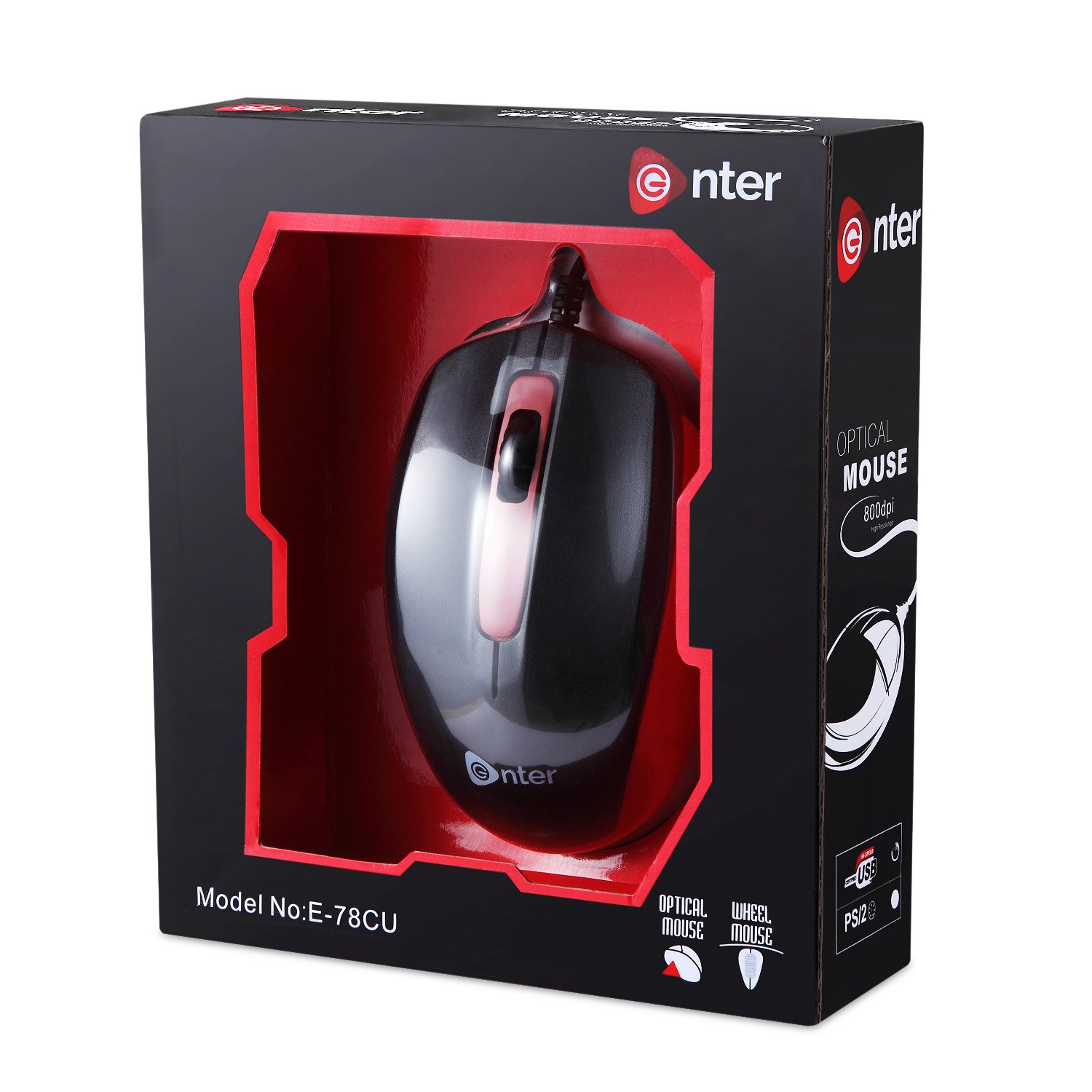Enter E-78CU Wired Mouse - Image 5