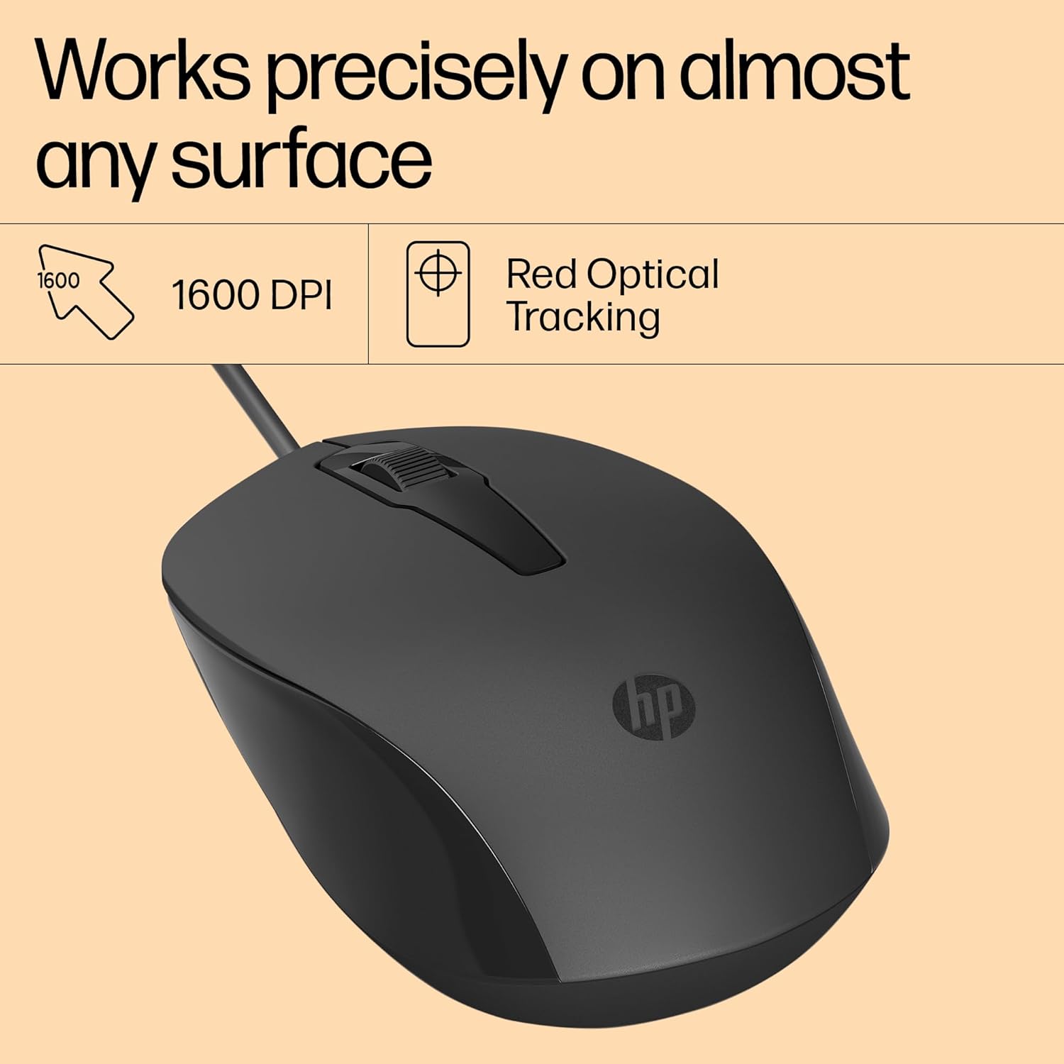 HP 150 Wired Mouse-240J6AA#ACJ - Image 5