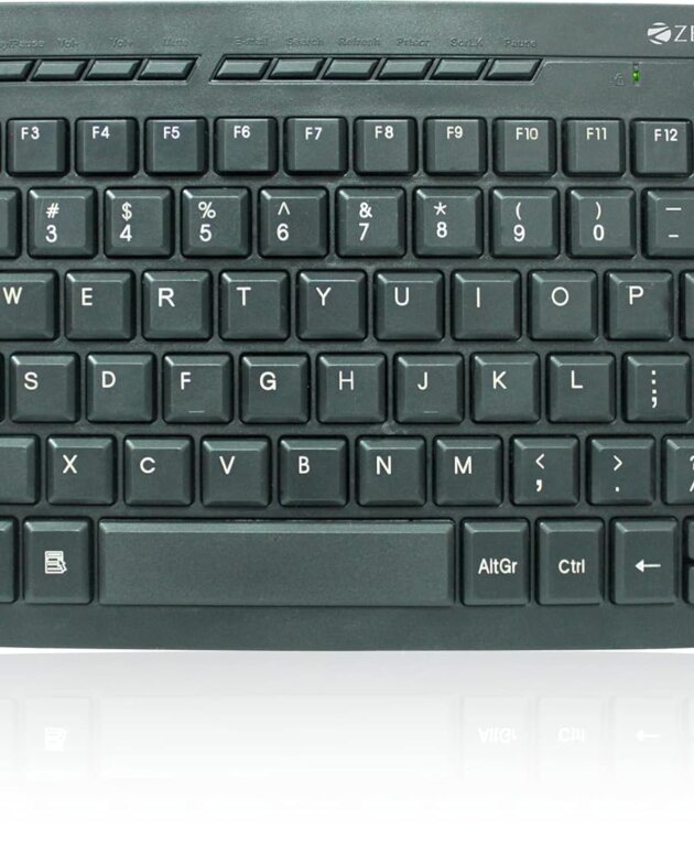 Zebronics ZEB-K04 Mini Multimedia USB Wired Keyboard