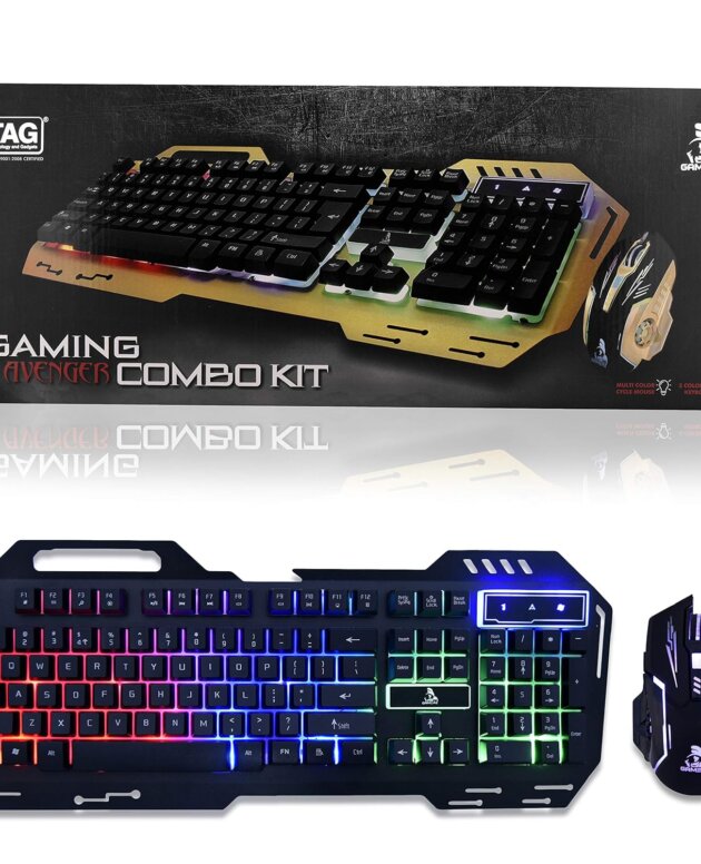 TAG GAMERZ Gaming Combo KIT Avenger RGB Keyboard/Mouse
