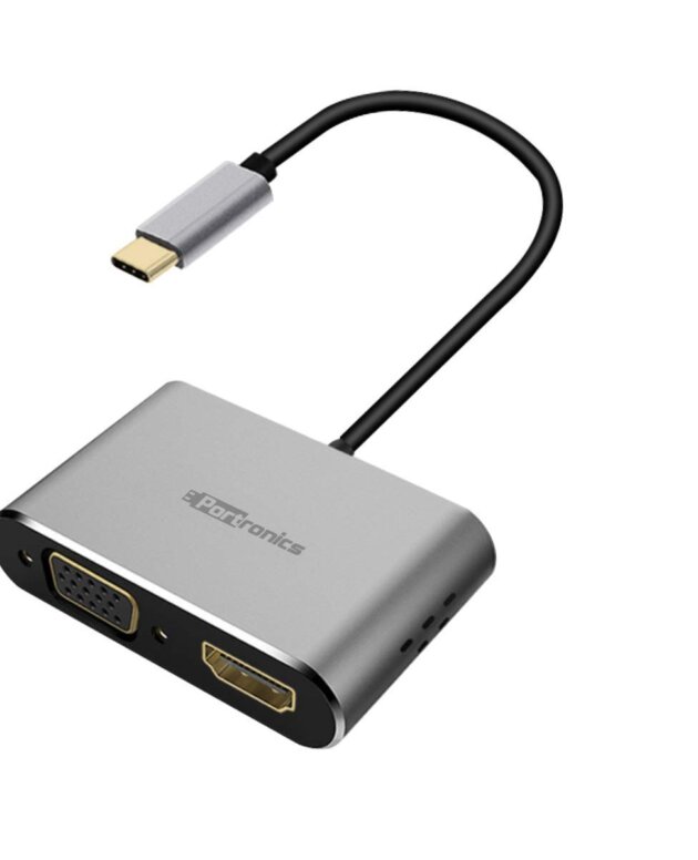 Portronics Mport 4C1 POR-173 4 in 1 Type C Hub