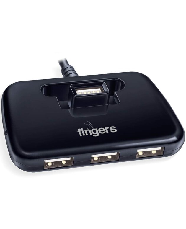 FINGERS Quadrant U2.0 4-port USB Hub