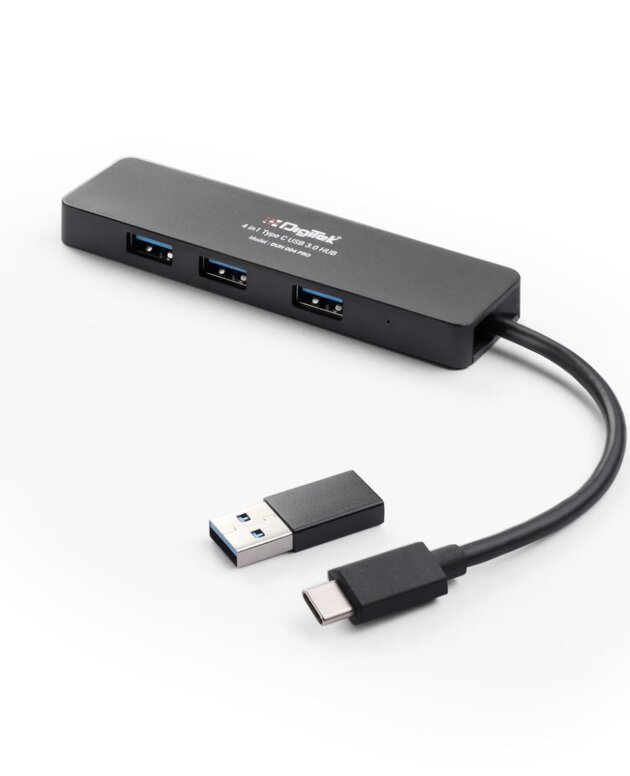 Digitek DUH 004 PRO 4-in-1 Type C USB Hub