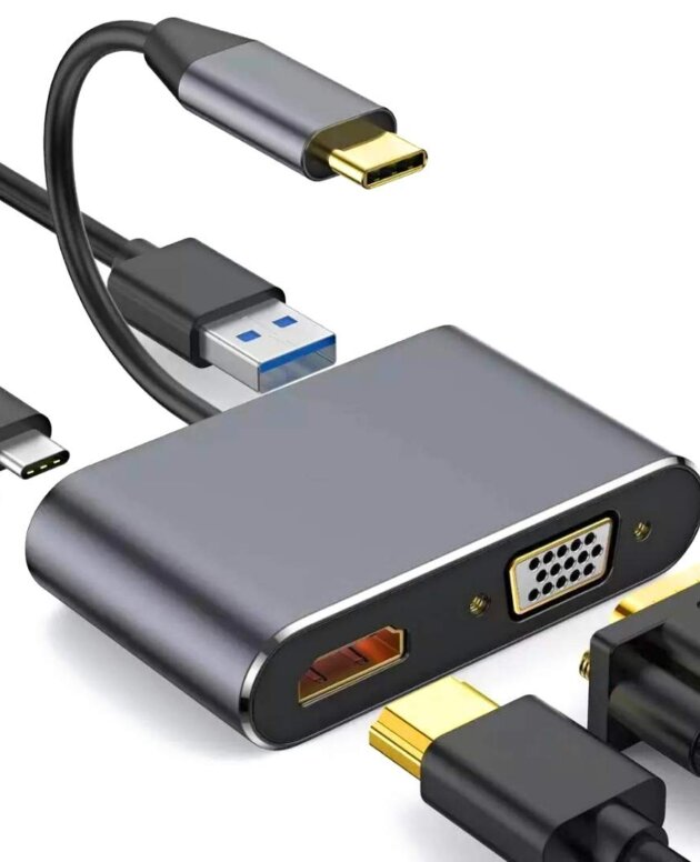 Live Tech Link 4 in 1 Type C Hub