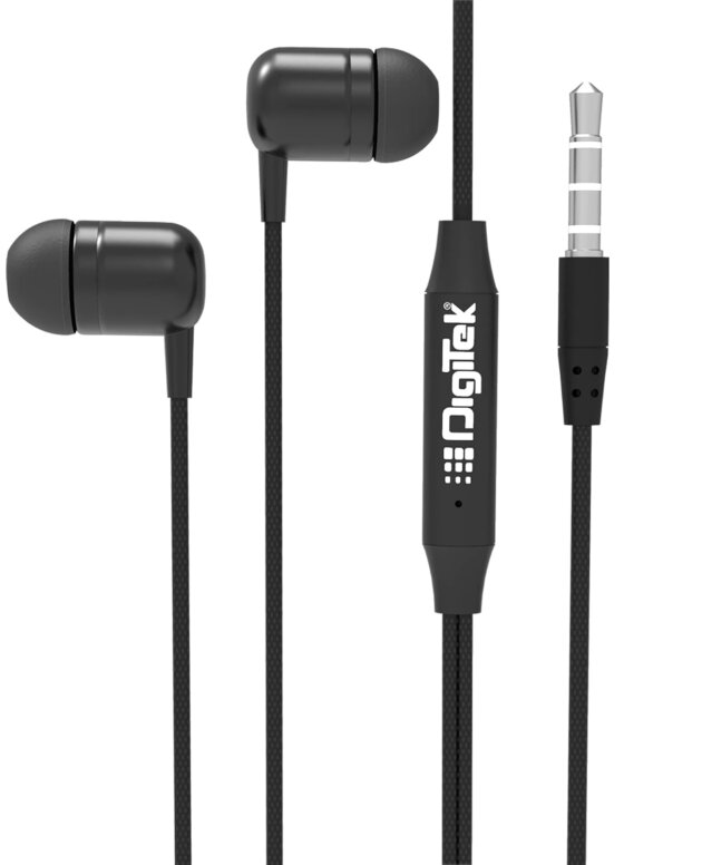 Digitek DE804 Stereo Wired Earphone with Mic