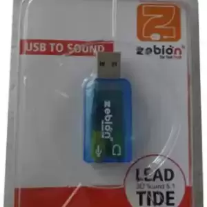 Zebion USB to Sound USB 2.0 Sound Card