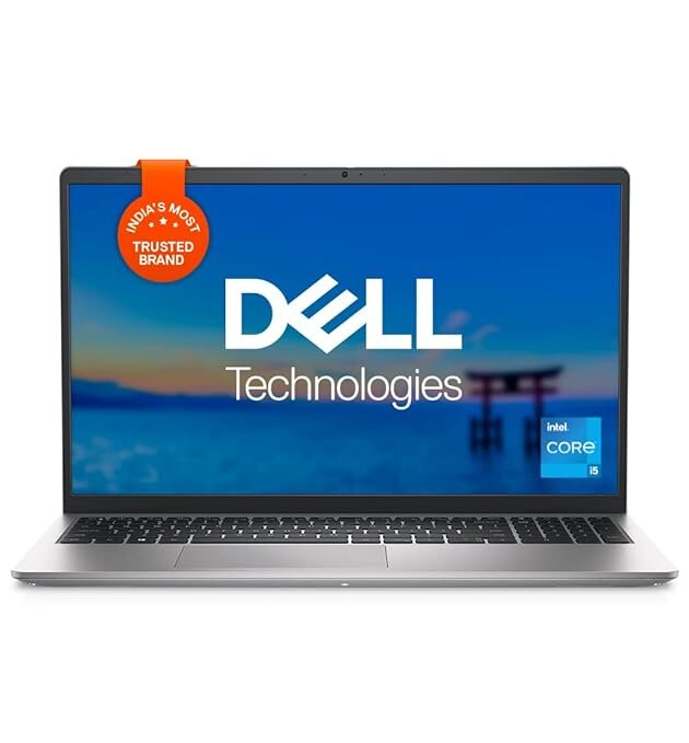 Dell Inspiron 3520 Metal Laptop, Intel Core i5-1235U Processor, 16GB/ 512GB SSD/ 15.6" (39.62cm) FHD WVA AG 120Hz 250 nits/Windows 11 + MSO'21/ Backlit KB + FPR/ 15 Month McAfee/Silver/ 1.65kg
