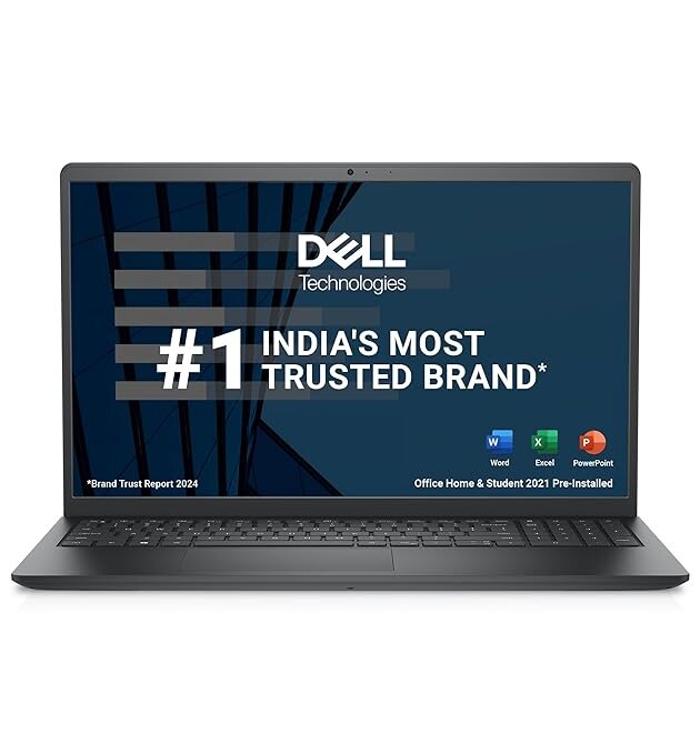 Dell 15 Thin & Light Laptop, Intel Core 13th Generation i5-1334U Processor, 16GB DDR4 & 512GB SSD, 15.6" (39.62cm) FHD 120Hz 250 nits, Windows 11 + MSO'21 + 15 Month Mcafee, Carbon Black, 1.66kg